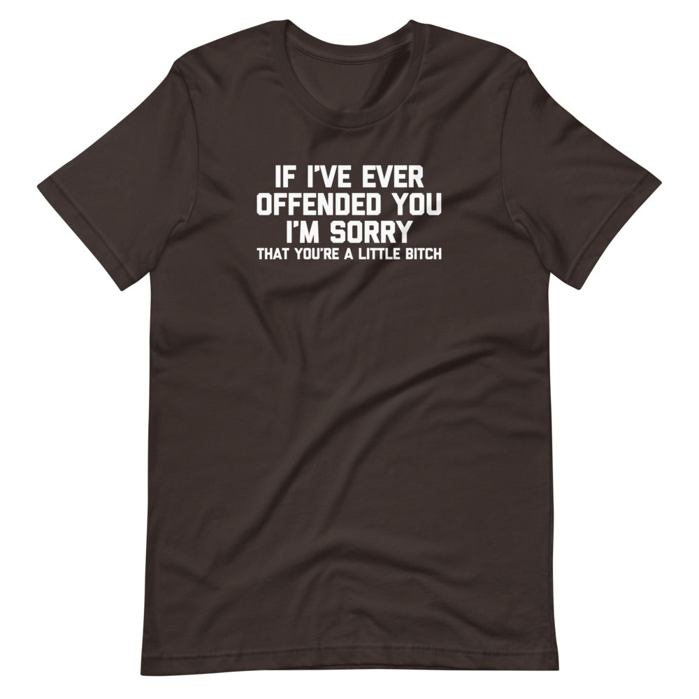 If I've Ever Offended You I'm Sorry (That You're A Little Bitch) T-Shirt (Unisex) Hoodie, Sweatshirt (Image 5)