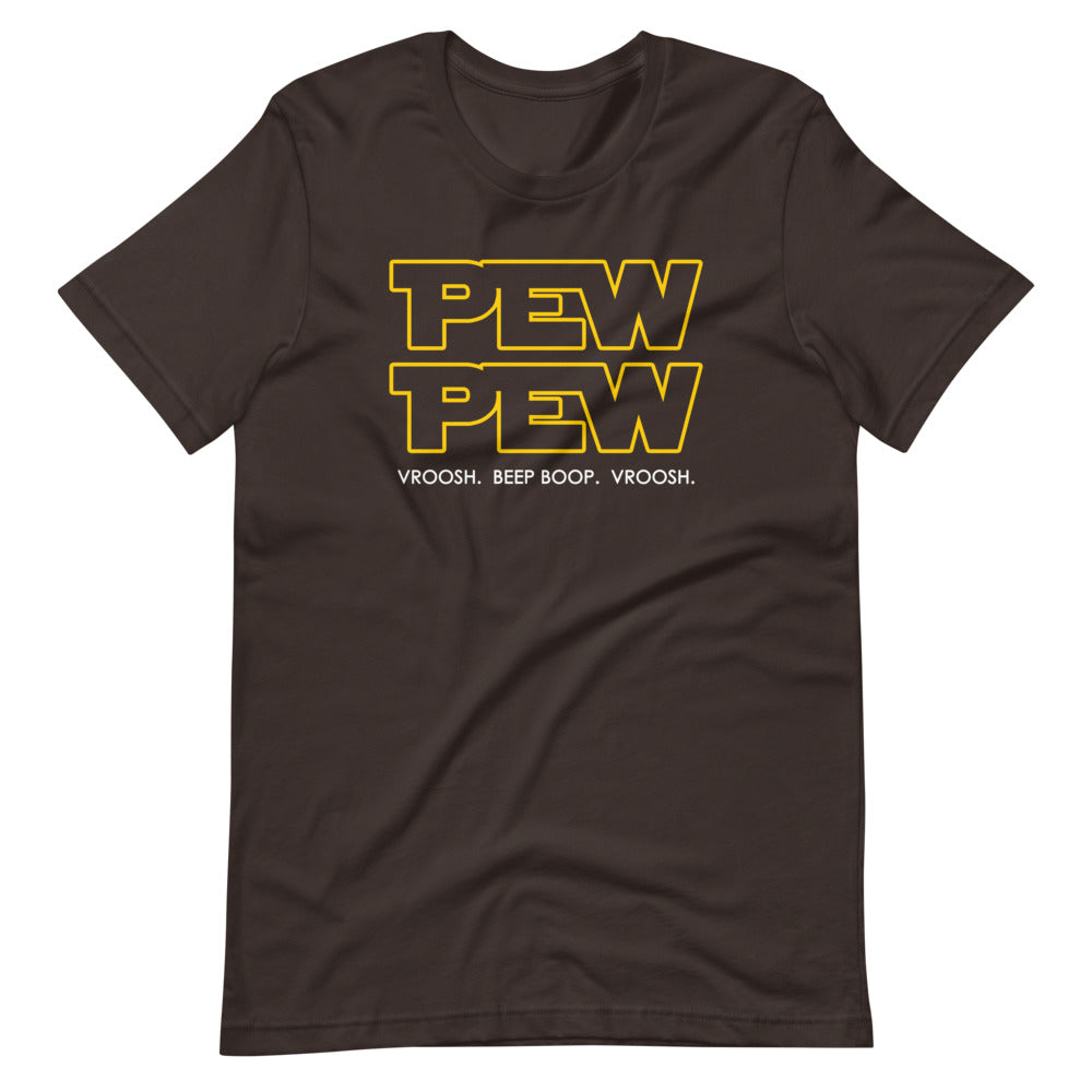 Pew Pew (Vroosh, Beep Boop, Vroosh) T-Shirt (Unisex) Hoodie, Sweatshirt | CiraTrend.com (Image 4)