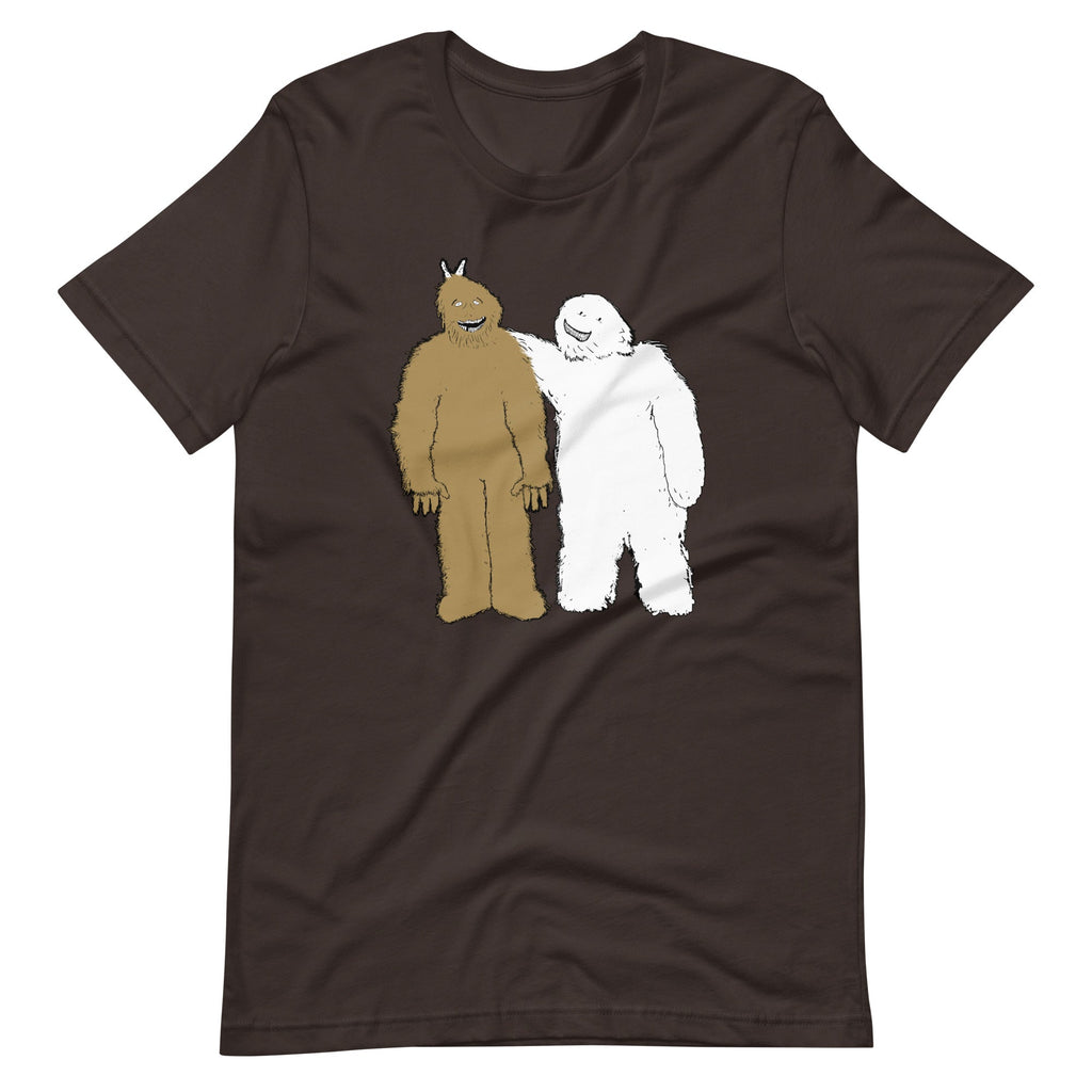 Bigfoot & Yeti (Best Friends Forever) T-Shirt (Unisex) Hoodie, Sweatshirt | CiraTrend.com (Image 4)