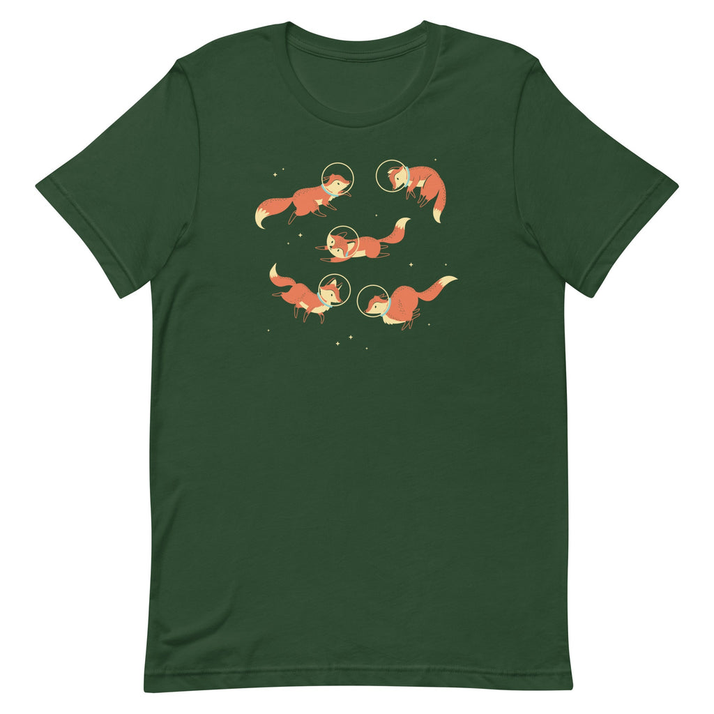 Foxes In Space Men's Signature Tee