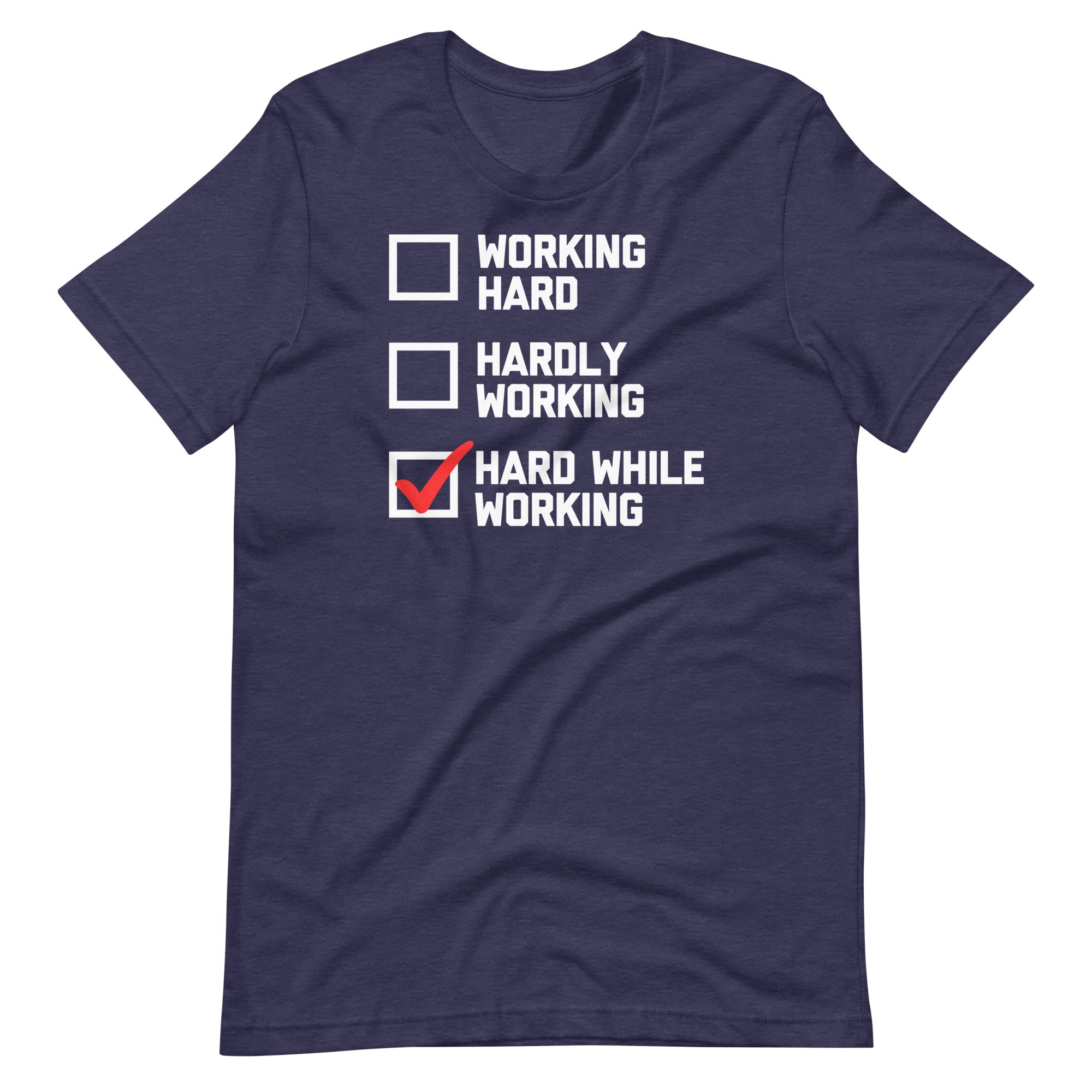 Hard While Working T-Shirt (Unisex) Hoodie, Sweatshirt | CiraTrend.com (Image 4)