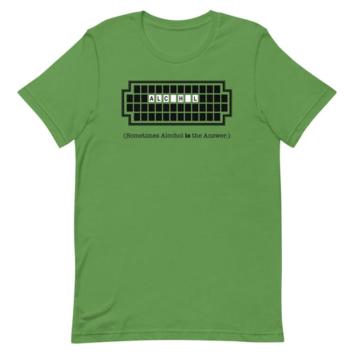 Alcohol Is The Answer Men's Signature Tee