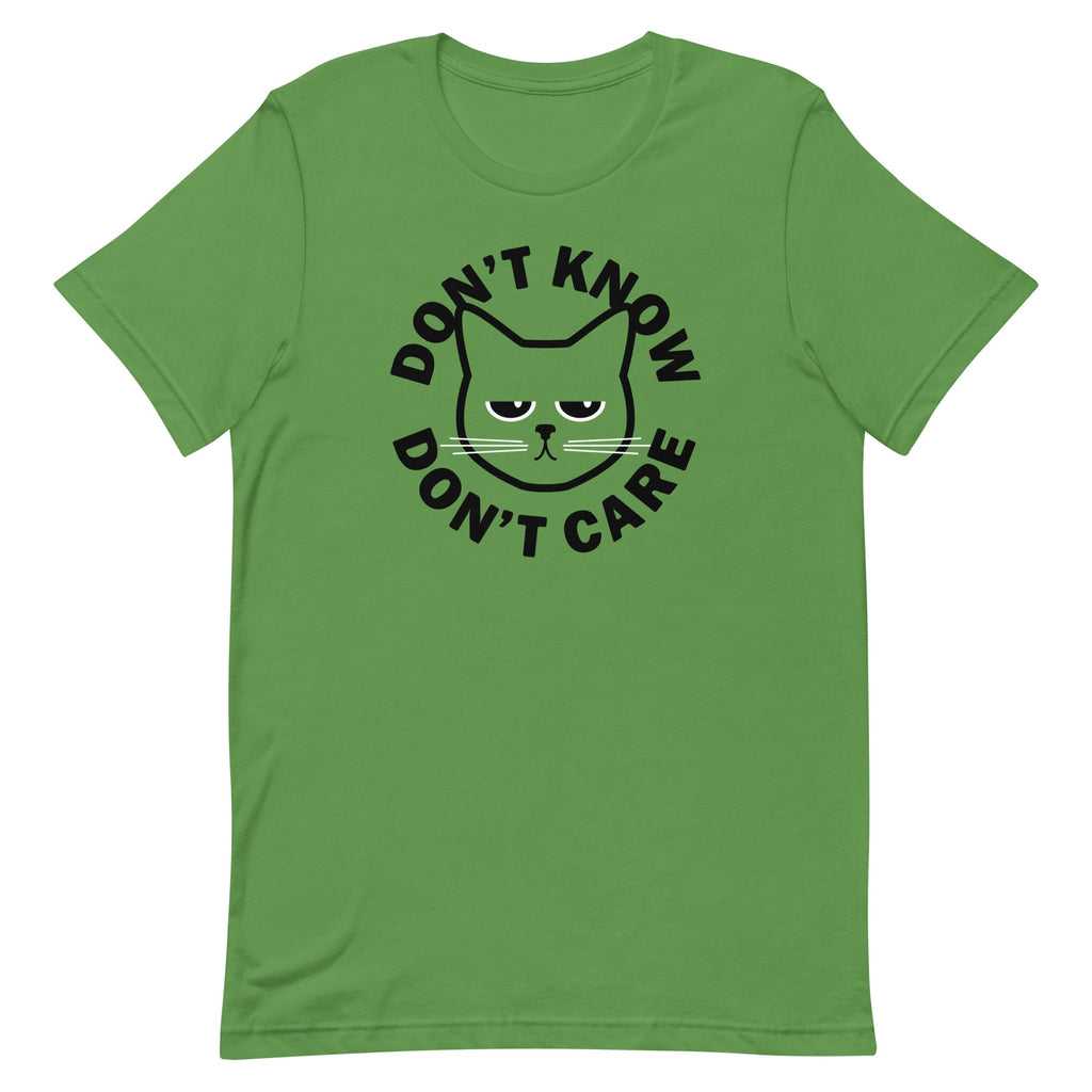 Don't Know Don't Care Men's Signature Tee