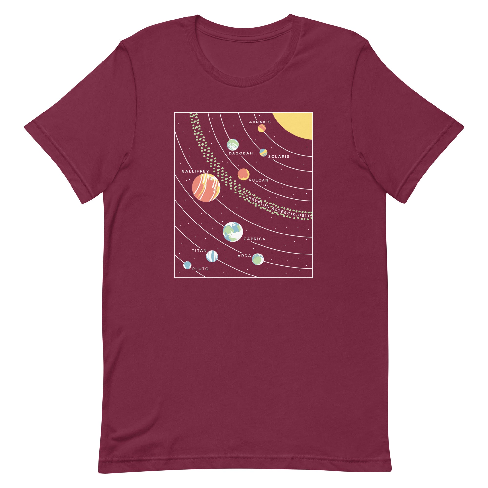 9 Planets Men's Signature Tee