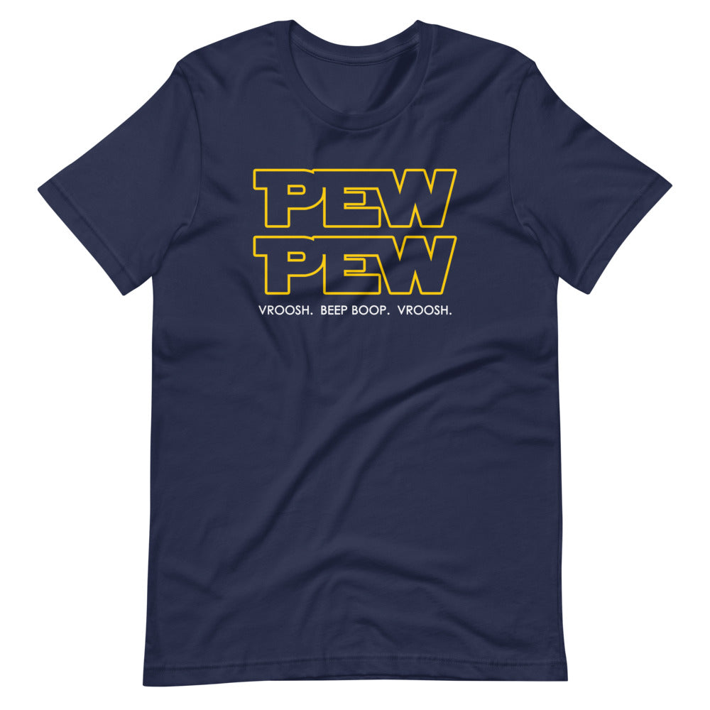 Pew Pew (Vroosh, Beep Boop, Vroosh) T-Shirt (Unisex) Hoodie, Sweatshirt | CiraTrend.com (Image 3)