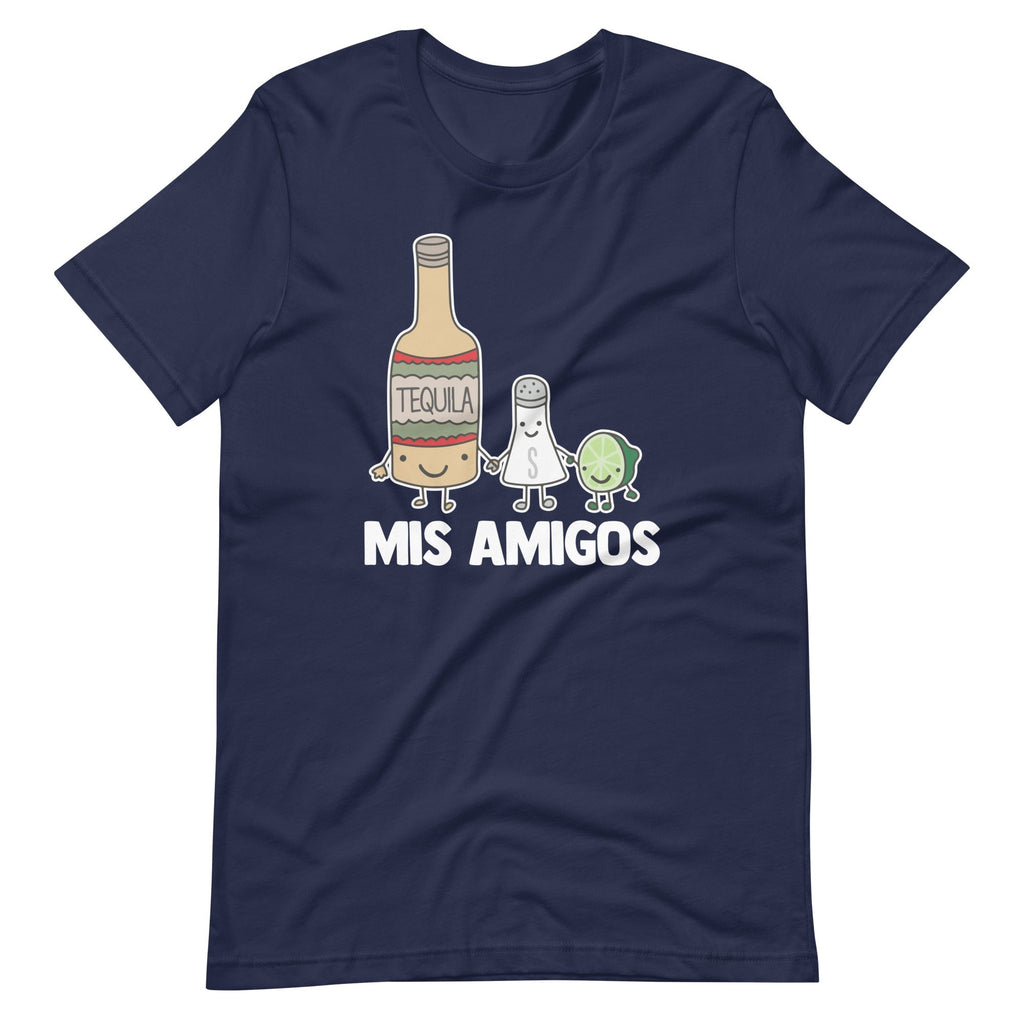 Mis Amigos (Tequila, Salt, Lime) T-Shirt (Unisex) Hoodie, Sweatshirt | CiraTrend.com (Image 3)