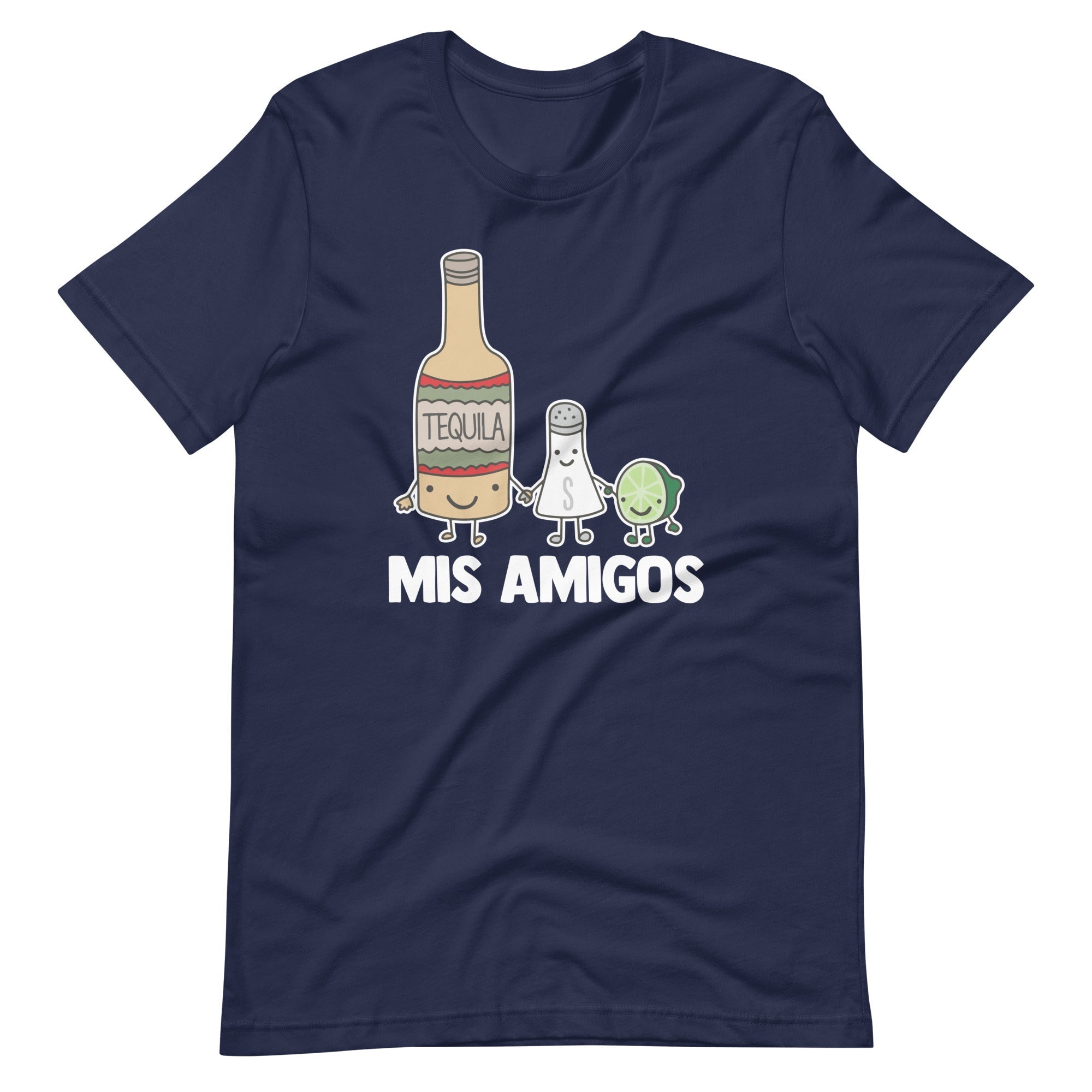 Mis Amigos (Tequila, Salt, Lime) T-Shirt (Unisex) Hoodie, Sweatshirt | CiraTrend.com (Image 3)