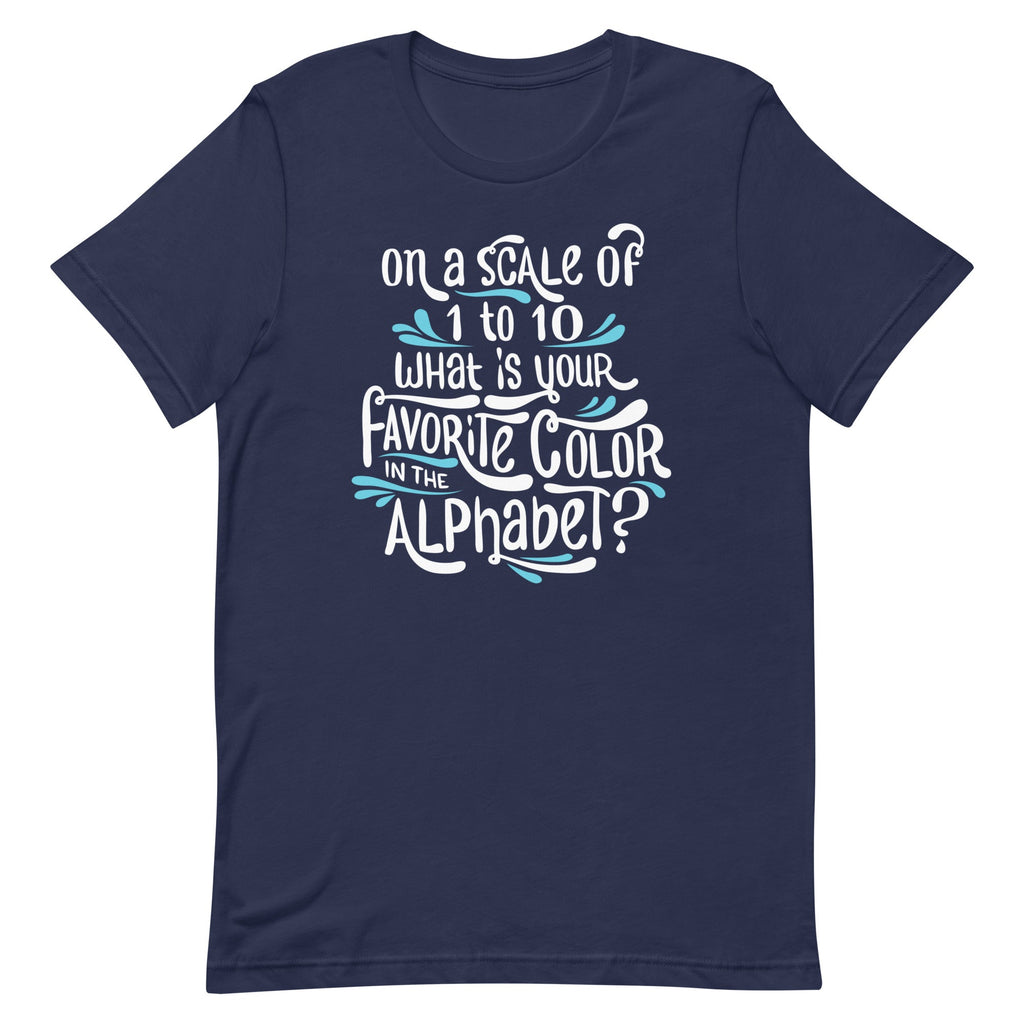 Favorite Color In The Alphabet Men's Signature Tee