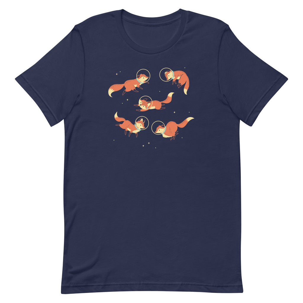 Foxes In Space Men's Signature Tee