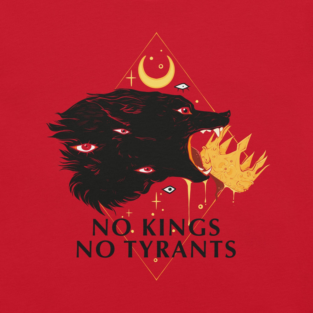 No Kings Wolf, Unisex T-Shirt Hoodie, Sweatshirt | CiraTrend.com (Image 2)