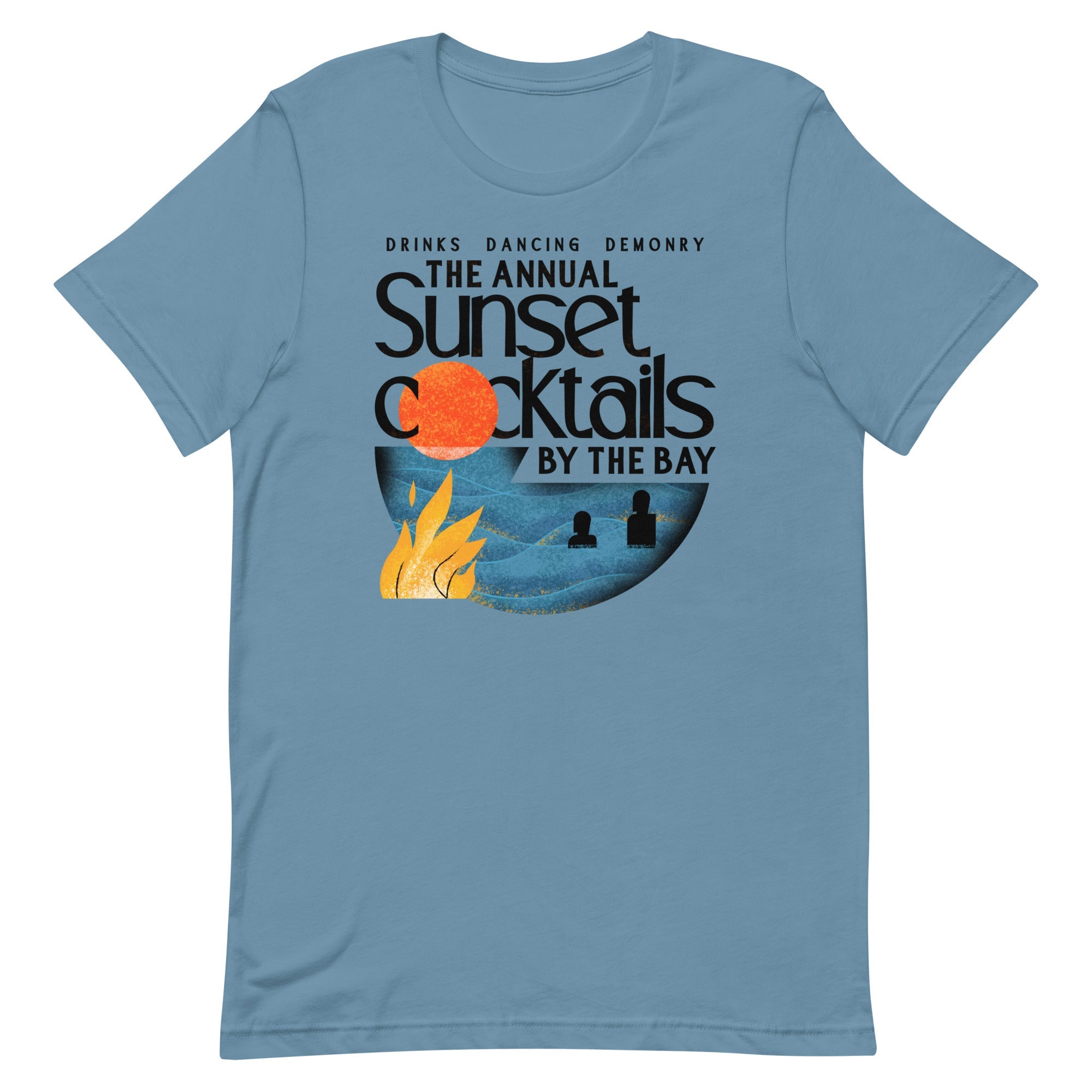 The Annual Sunset Cocktails By The Bay Men's Signature Tee