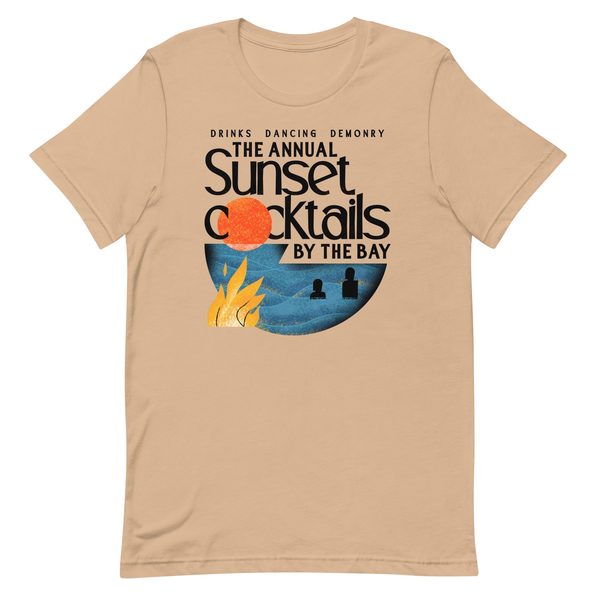 The Annual Sunset Cocktails By The Bay Men's Signature Tee