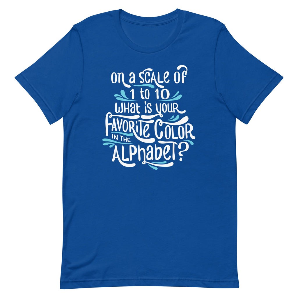 Favorite Color In The Alphabet Men's Signature Tee