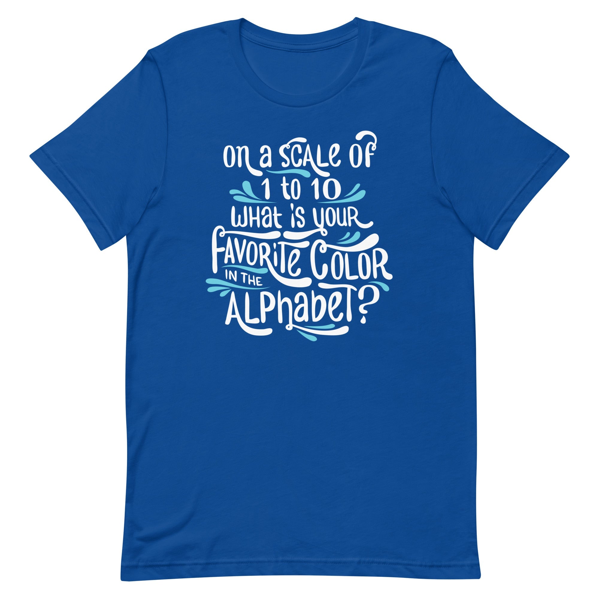Favorite Color In The Alphabet Men's Signature Tee