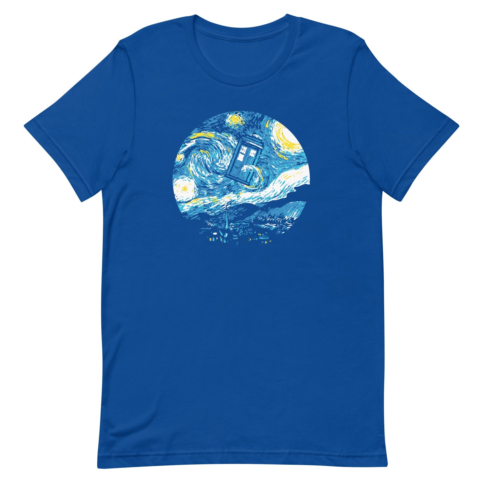 Starry Night Police Box Men's Signature Tee