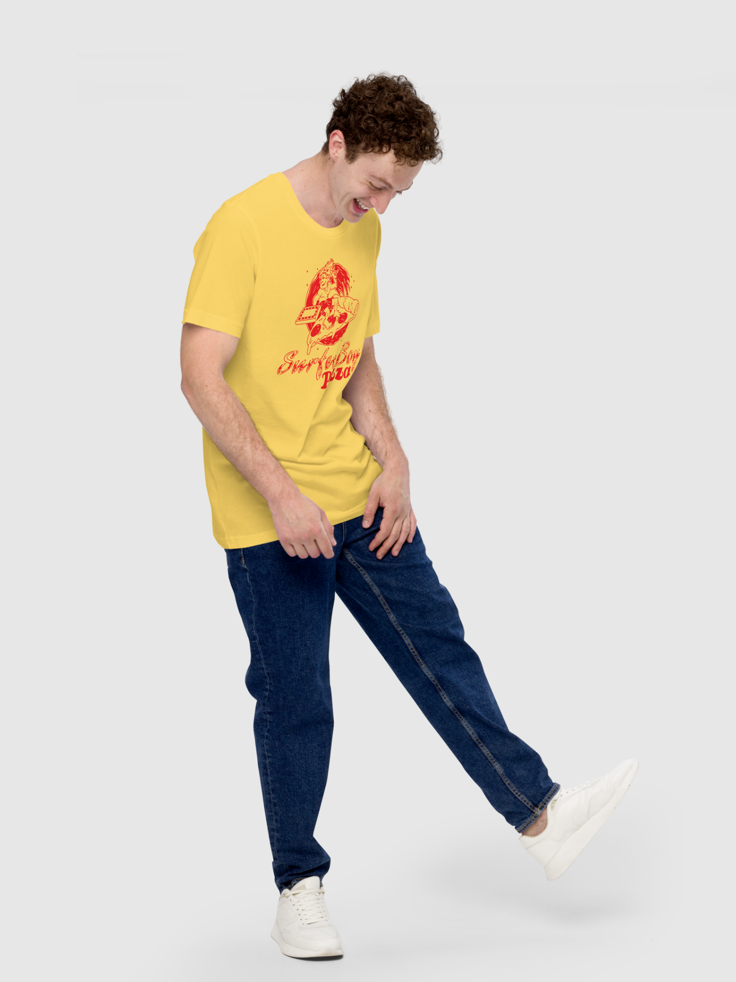 Surfer Boy Pizza Logo T-Shirt Hoodie, Sweatshirt | CiraTrend.com (Image 3)