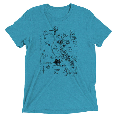 100 Acre Map Men's Tri-Blend Tee