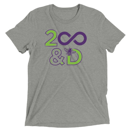 2 Infinity And B On D Men's Tri-Blend Tee