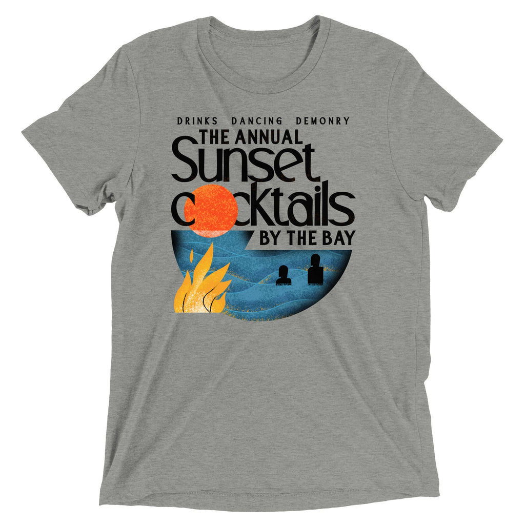 The Annual Sunset Cocktails By The Bay Men's Tri-Blend Tee