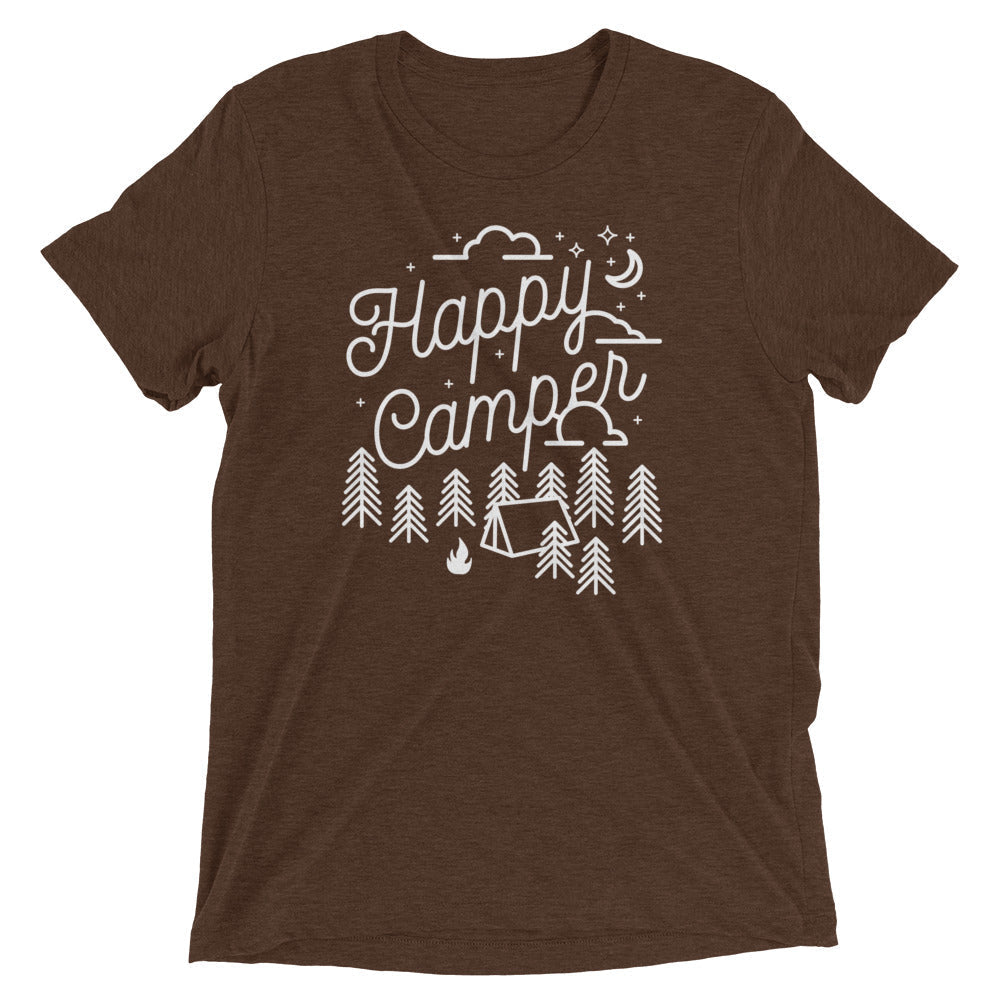 Happy Camper Men's Tri-Blend Tee