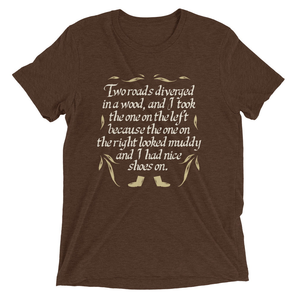 Two Roads Diverged Men's Tri-Blend Tee