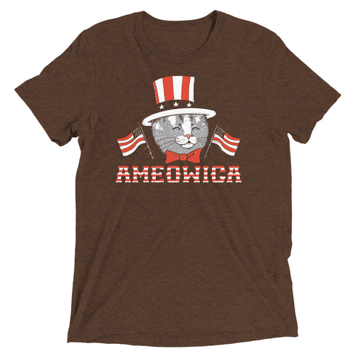 Ameowica Men's Tri-Blend Tee