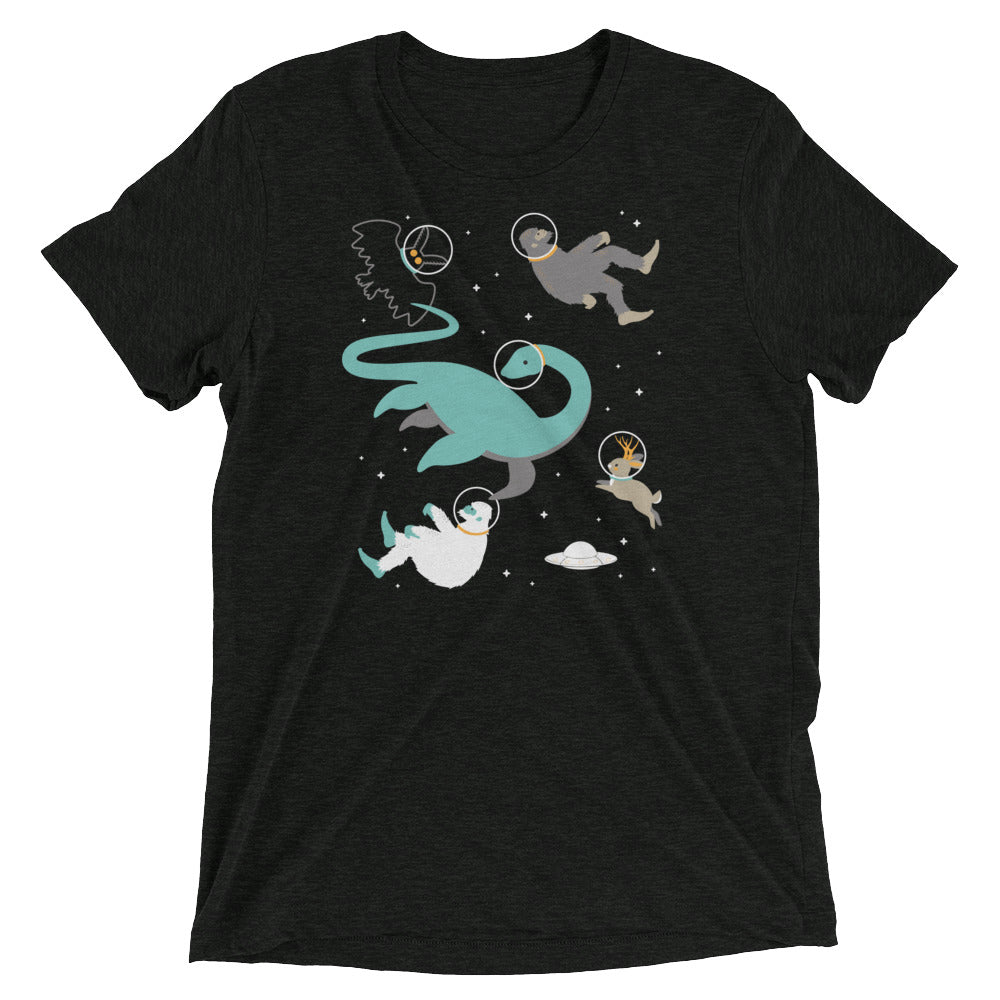 Cryptids In Space Men's Tri-Blend Tee