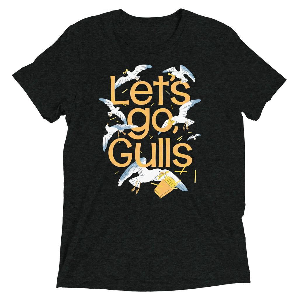 Let's Go, Gulls Men's Tri-Blend Tee