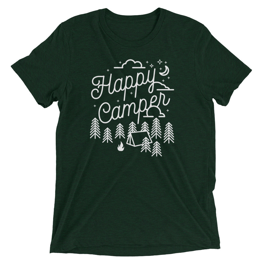 Happy Camper Men's Tri-Blend Tee