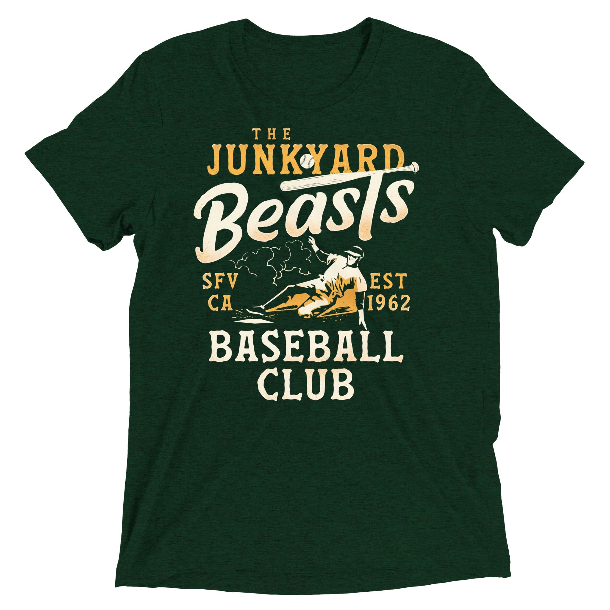 Junkyard Beasts Baseball Club Men's Tri-Blend Tee