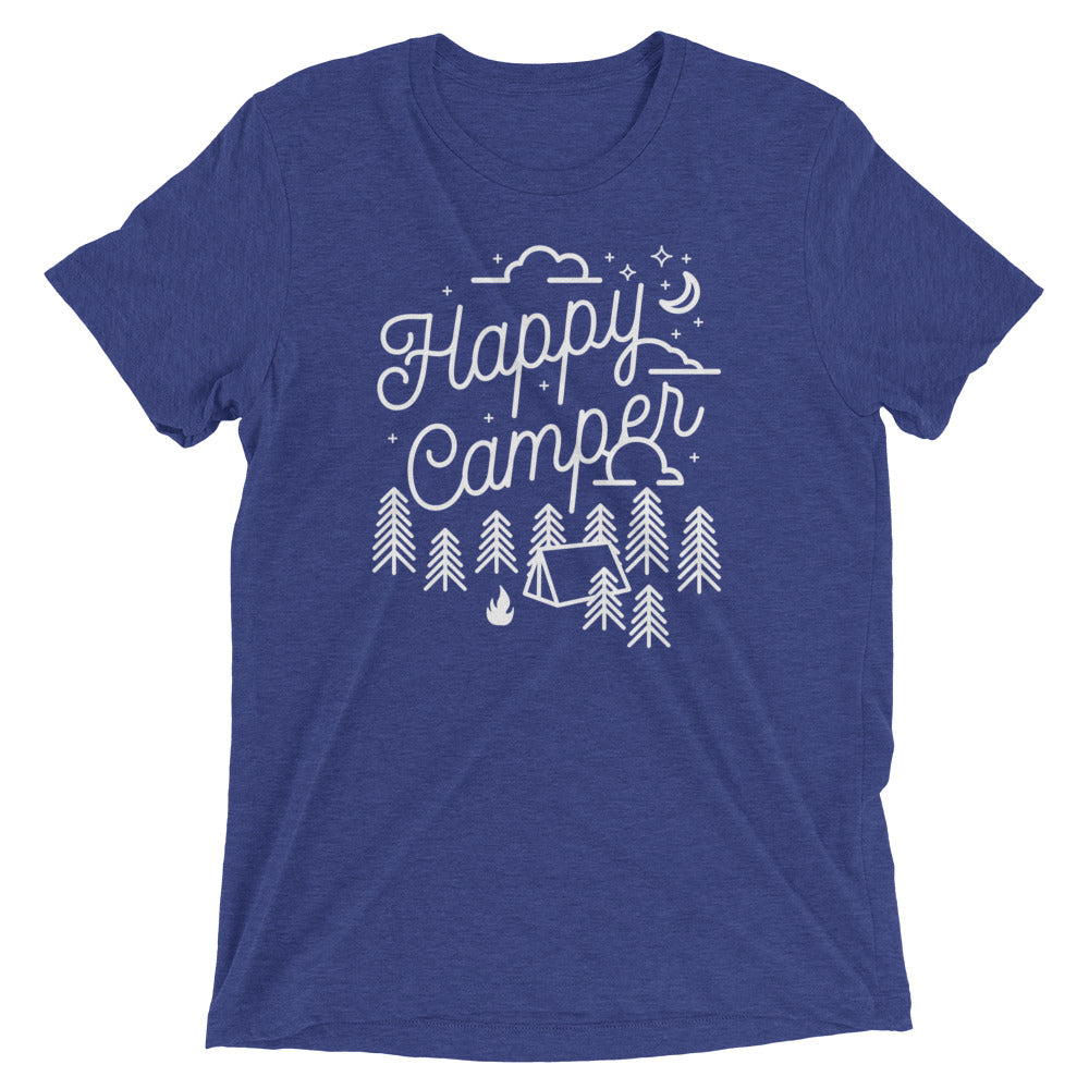 Happy Camper Men's Tri-Blend Tee