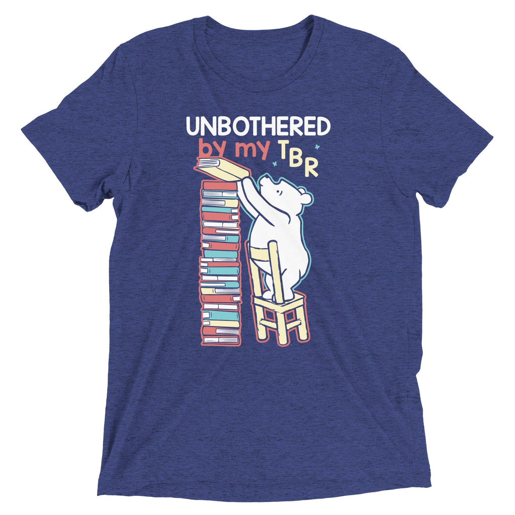 Unbothered By My TBR Men's Tri-Blend Tee