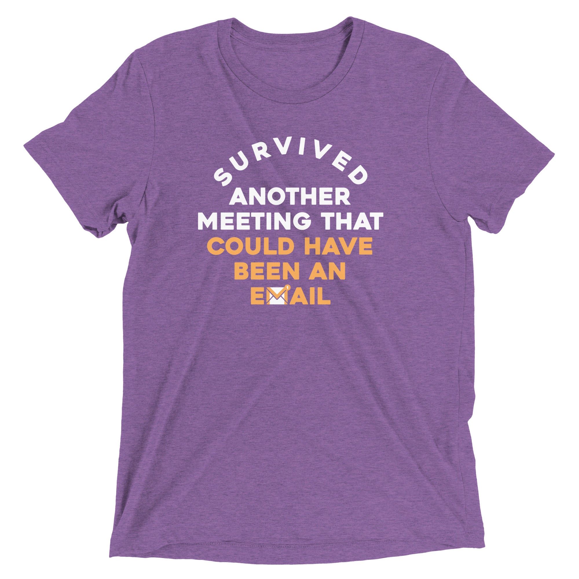 Survived Another Meeting Men's Tri-Blend Tee