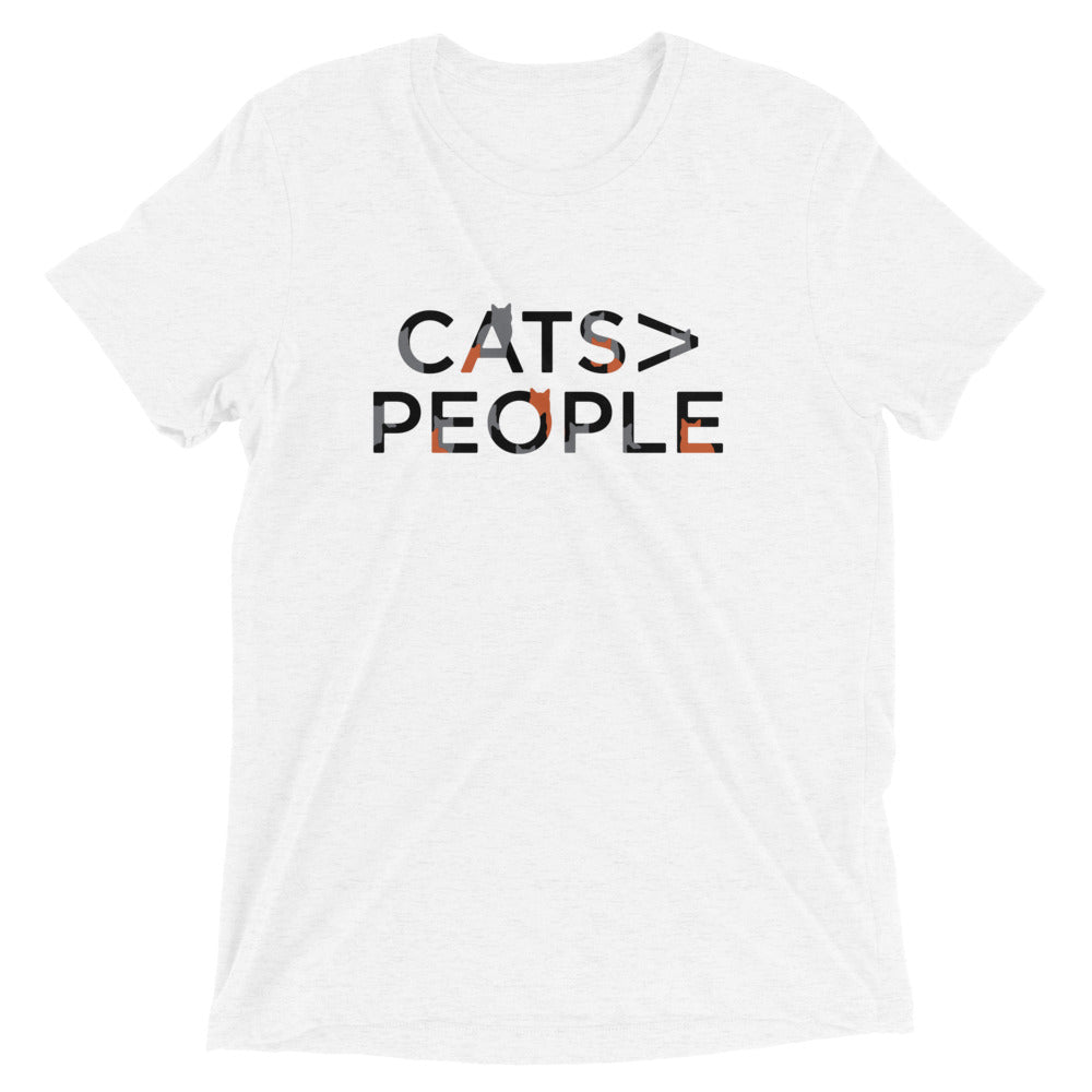 Cats>People Men's Tri-Blend Tee