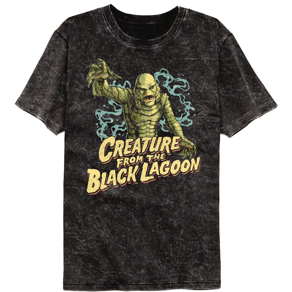 Universal Monsters Black Lagoon Shuffle Mineral Wash T-Shirt Hoodie, Sweatshirt | CiraTrend.com