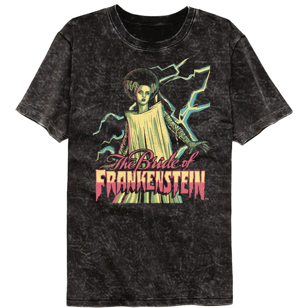 Universal Monsters Bright Bride Mineral Wash T-Shirt Hoodie, Sweatshirt | CiraTrend.com