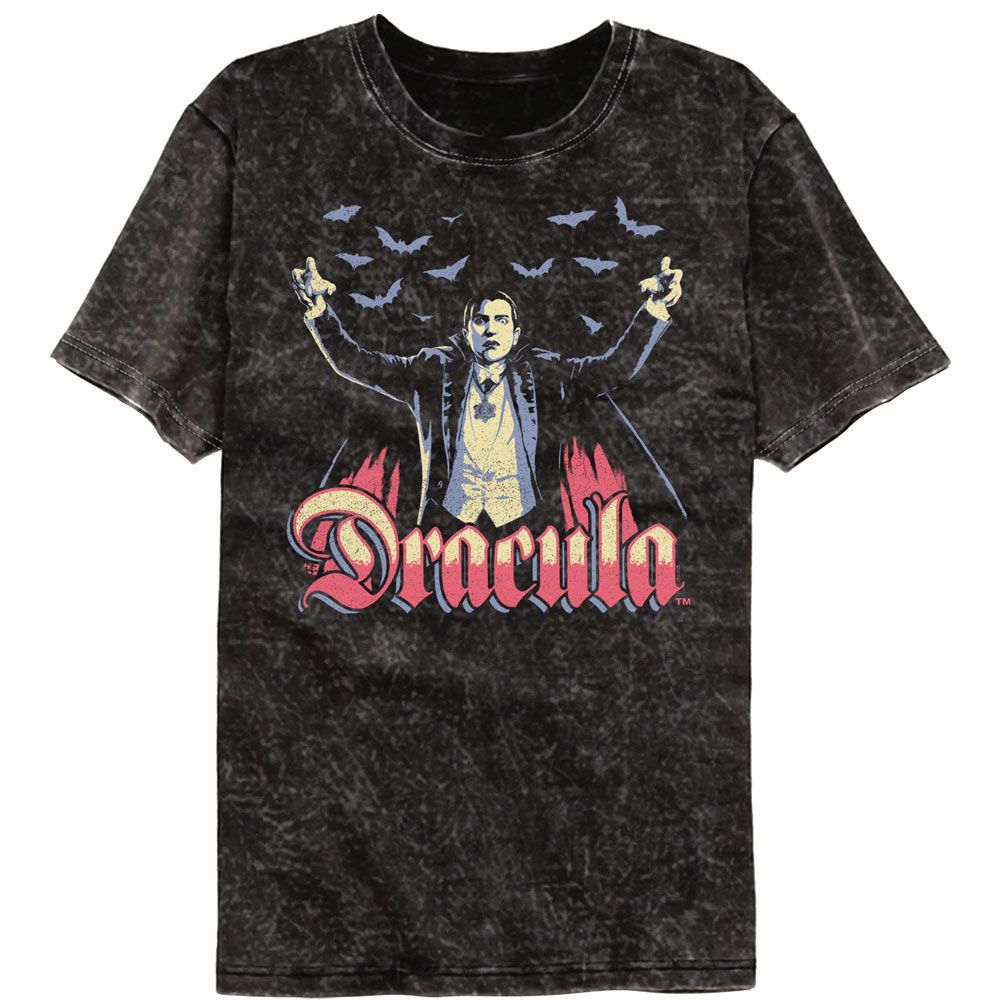 Universal Monsters Multitone Dracula Mineral Wash T-Shirt Hoodie, Sweatshirt | CiraTrend.com