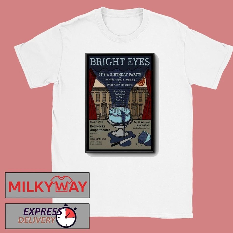 Bright Eyes Red Rocks Show On May 6 2026 Poster shirt