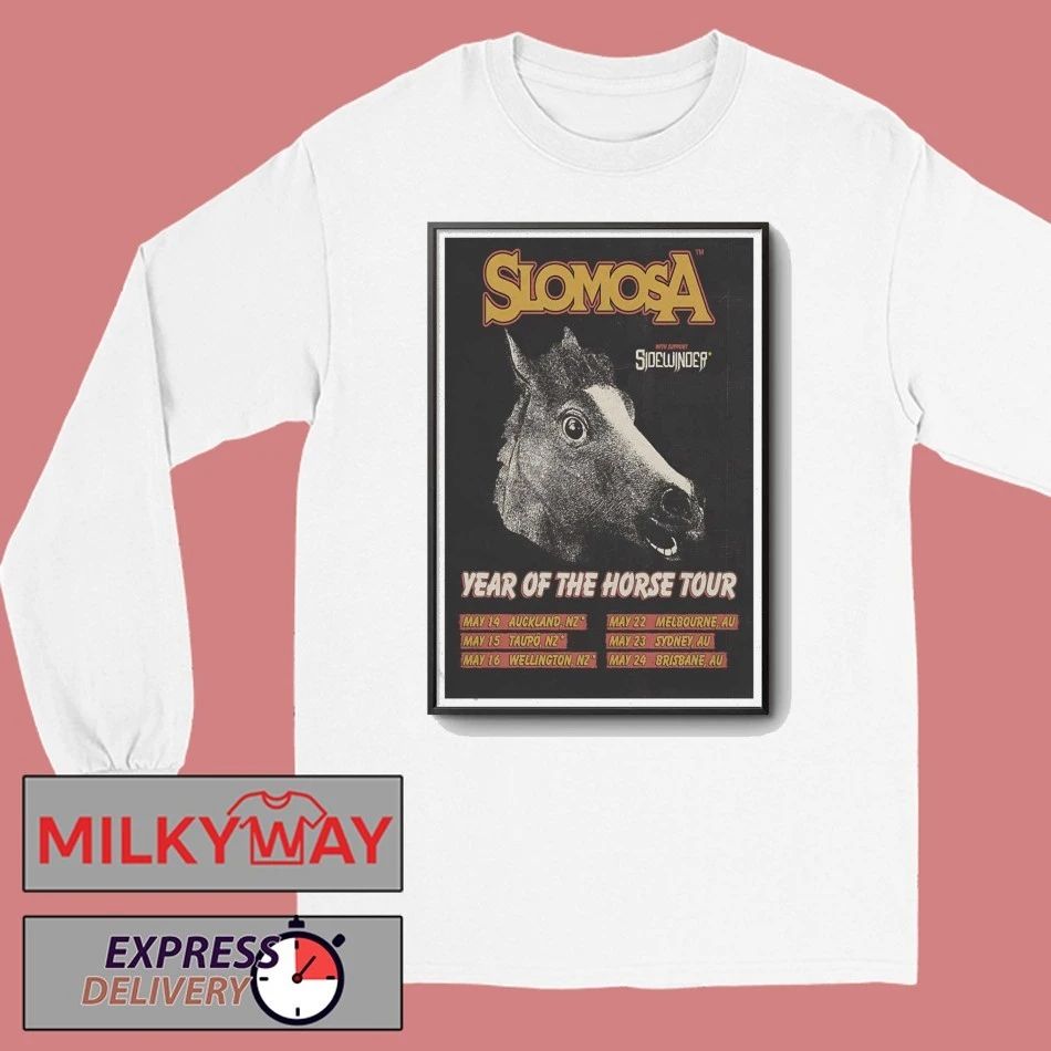Slomosa Year Of The Horse 2026 Tour Poster shirt
