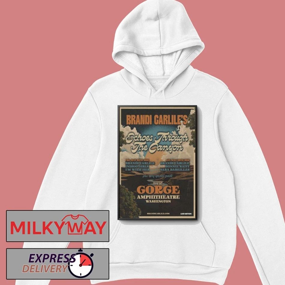 Carlile May 29 2026 At The Gorge Amphitheatre Show Poster shirt