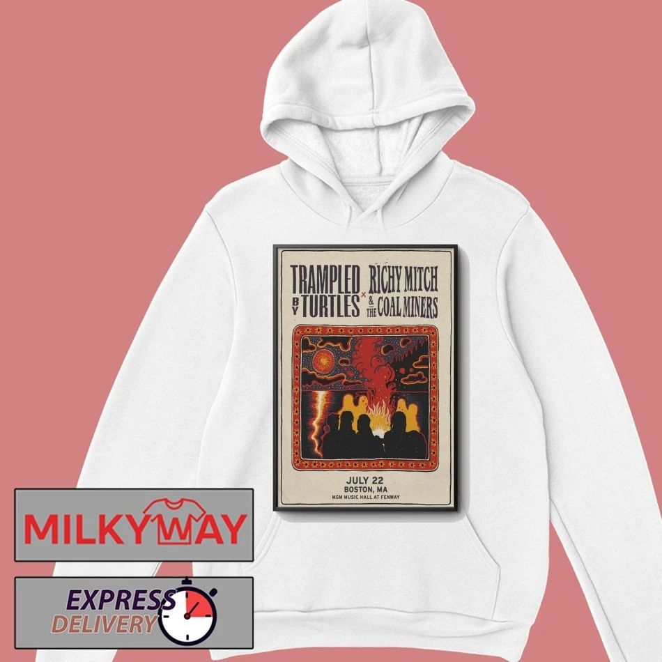 Trampled By Turtles July 22 2026 MGM Music Hall At Fenway Boston, MA Poster shirt