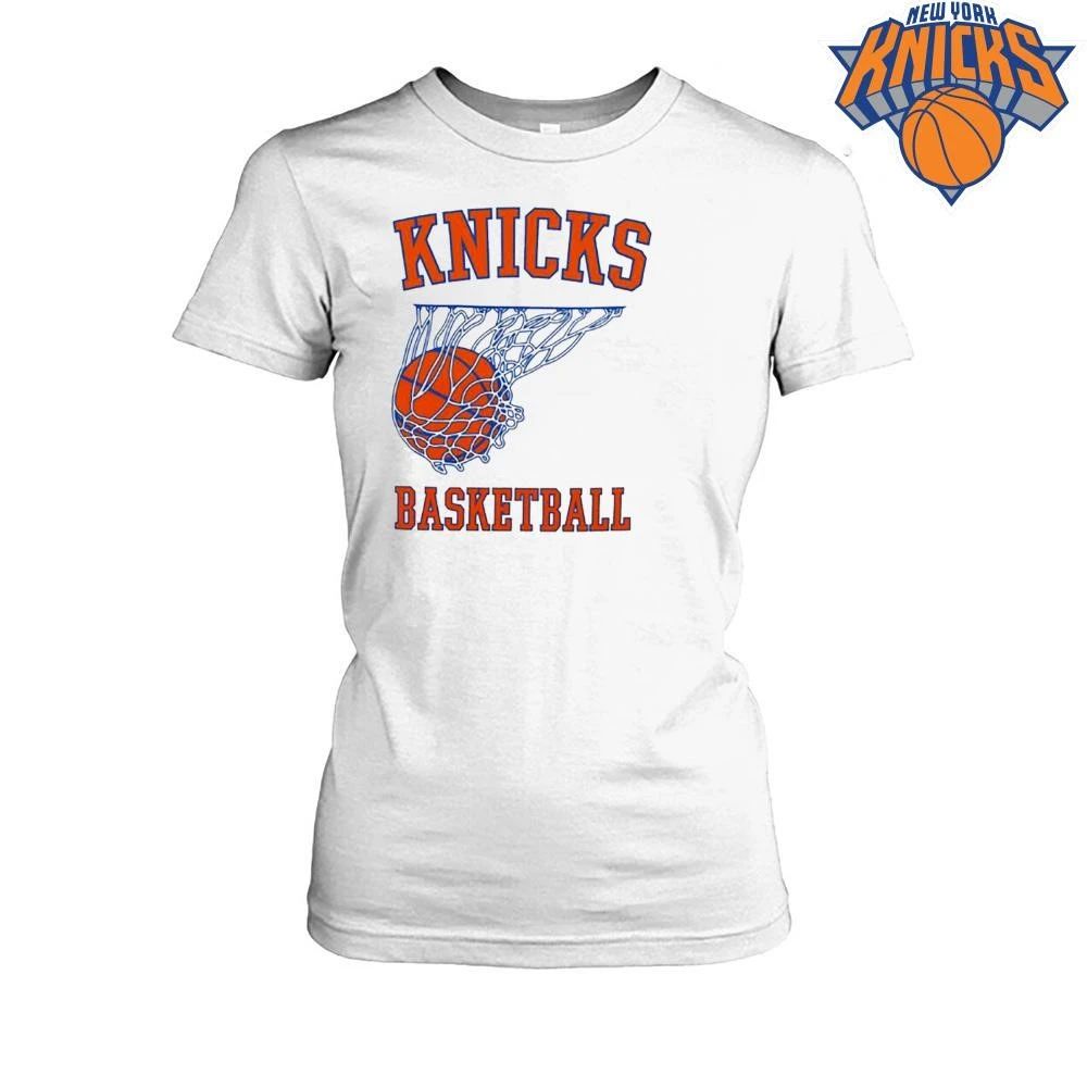 New York Knicks Basketball Net Swish Graphic NBA Finals 2026 Shirt
