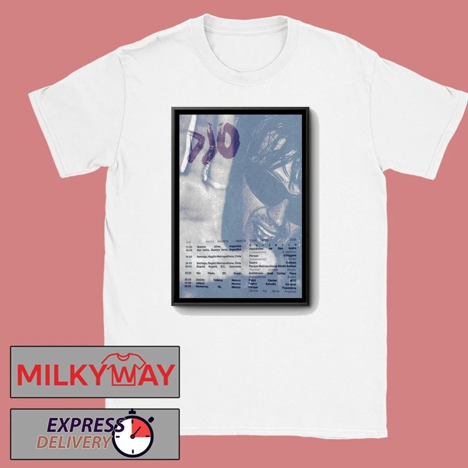 DJo Tour America Tour Dates 2026 Poster shirt