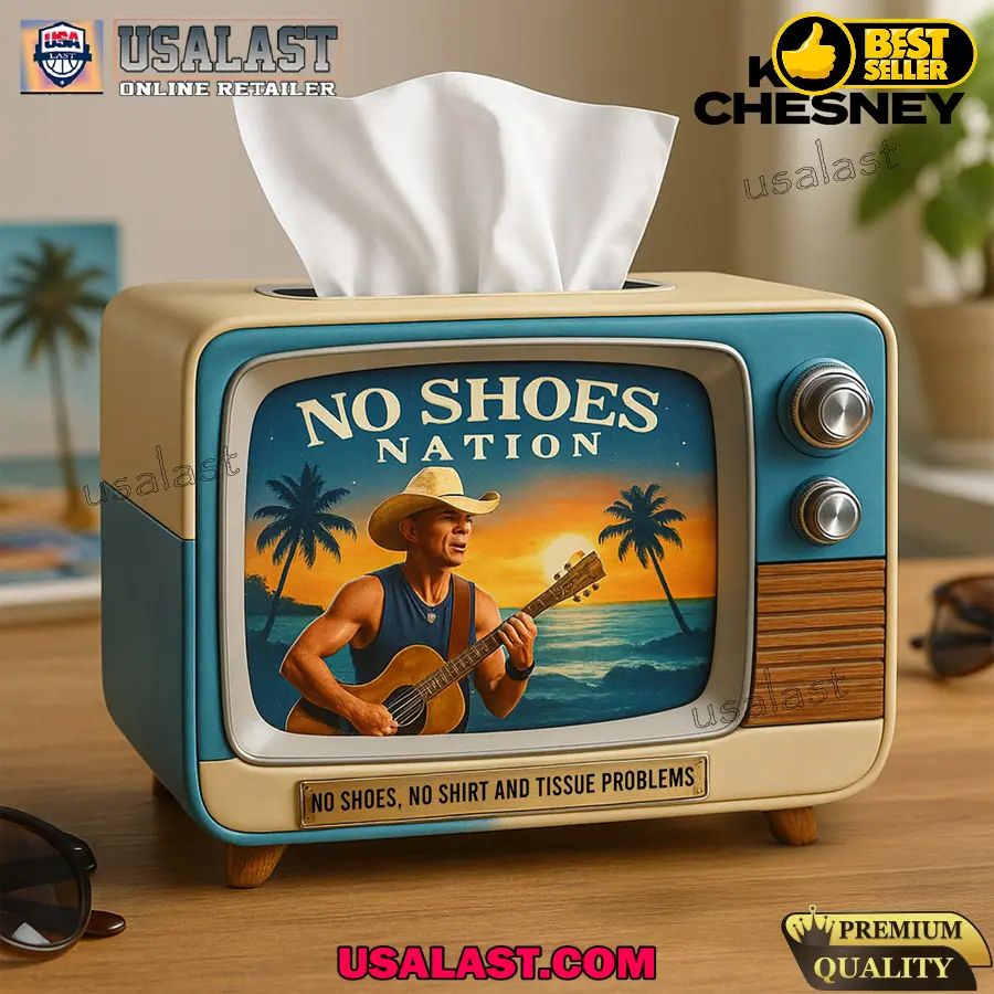 Kenny Chesney Custom 3D Plastic Tissue Box