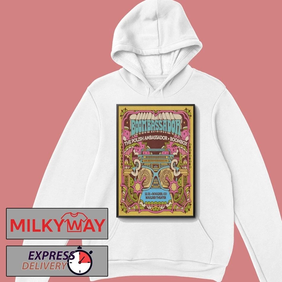 The Polish Ambassador And BoomBox In Boulder CO On Dec 31 2025 Poster shirt