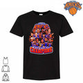 New York Knicks Champions NBA 2026 Team Roster Caricature Trophy Shirt