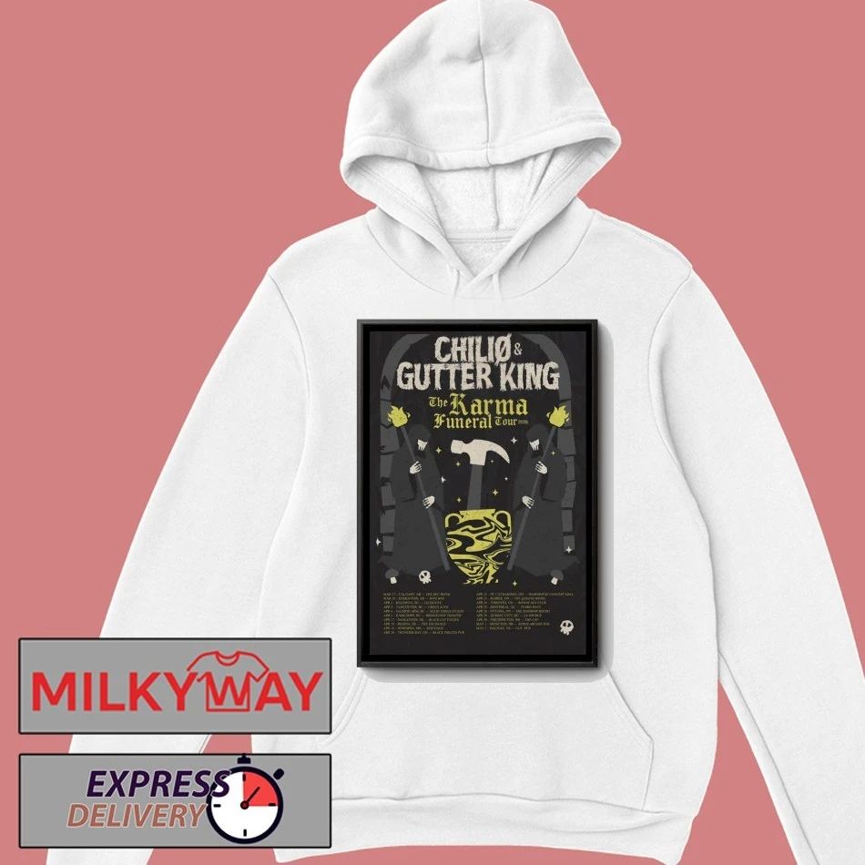 Chilio Band With Gutter King Tour The Karma Funeral 2026 Poster shirt