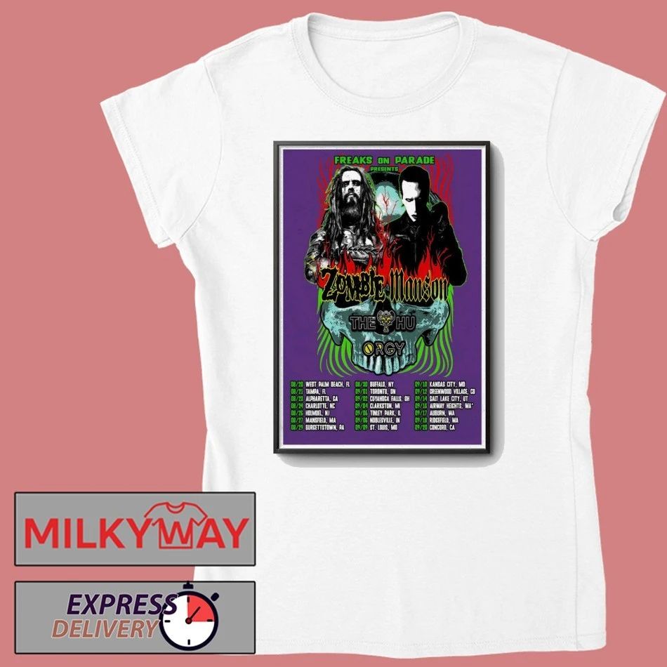 The HU North America 2026 Tour Poster shirt