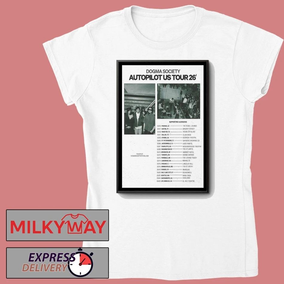 Dogma Society Autopilot US Tour 2026 Poster shirt