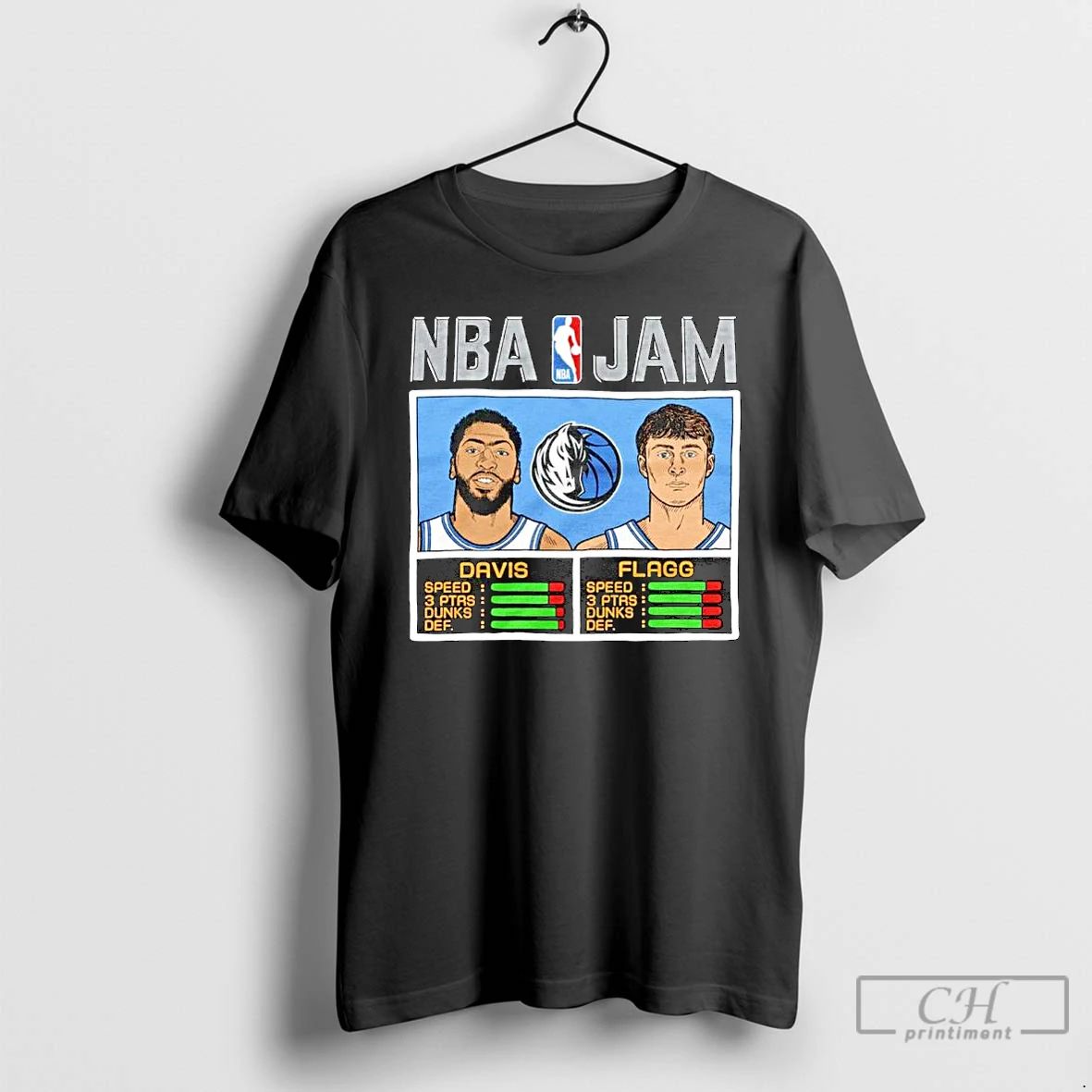 Classic Anthony Davis And Cooper Flagg Dallas Mavericks Nba Jam Ornaments T Shirts